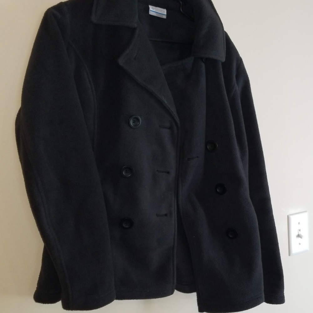 Columbia fleece button up coat